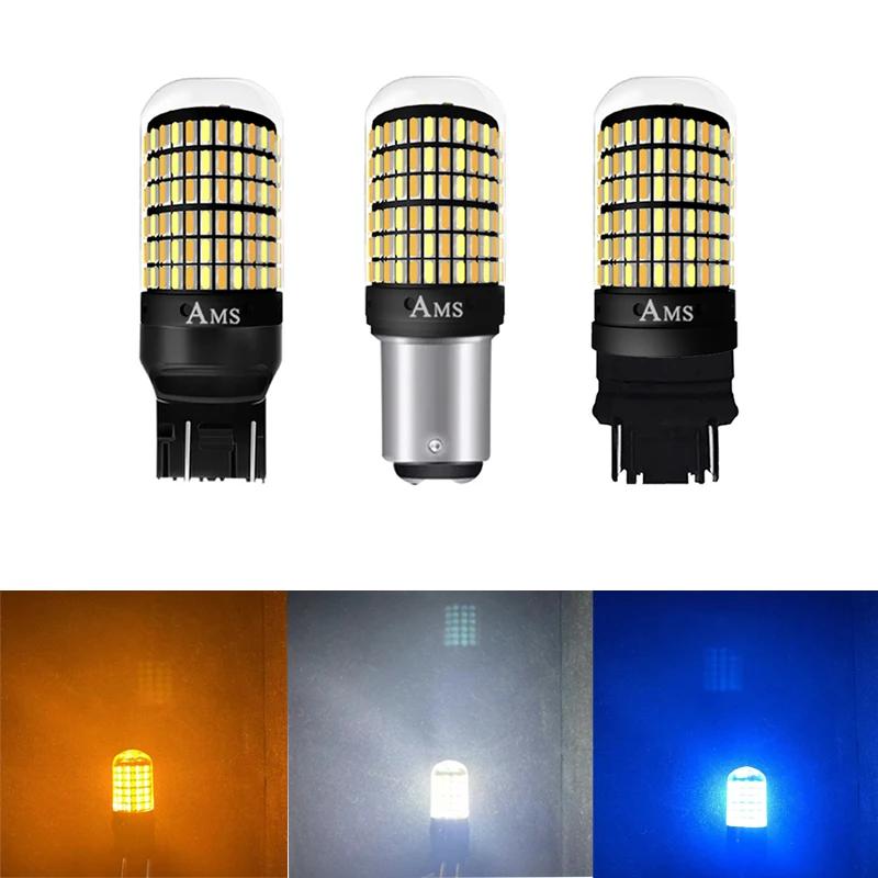 2Pcs 1156 Ba15s T20 LED P21W 1157 bay15d LED Canbus   ÷   7443 3157 ڵ ڵ  õ  